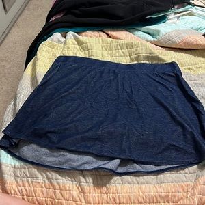 A soft Jean skirt